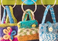 coatsandclark Mini Key Ring Purses